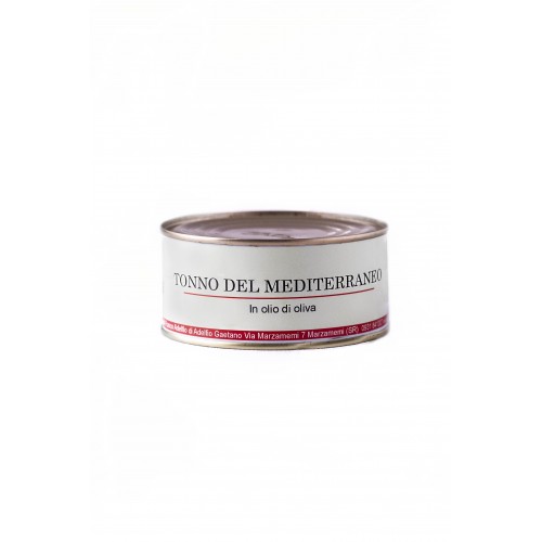 tonno mediterraneo in olio d'oliva 300g