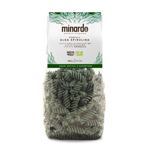 Fusilli alla Spirulina di Grano Duro Russello BIO