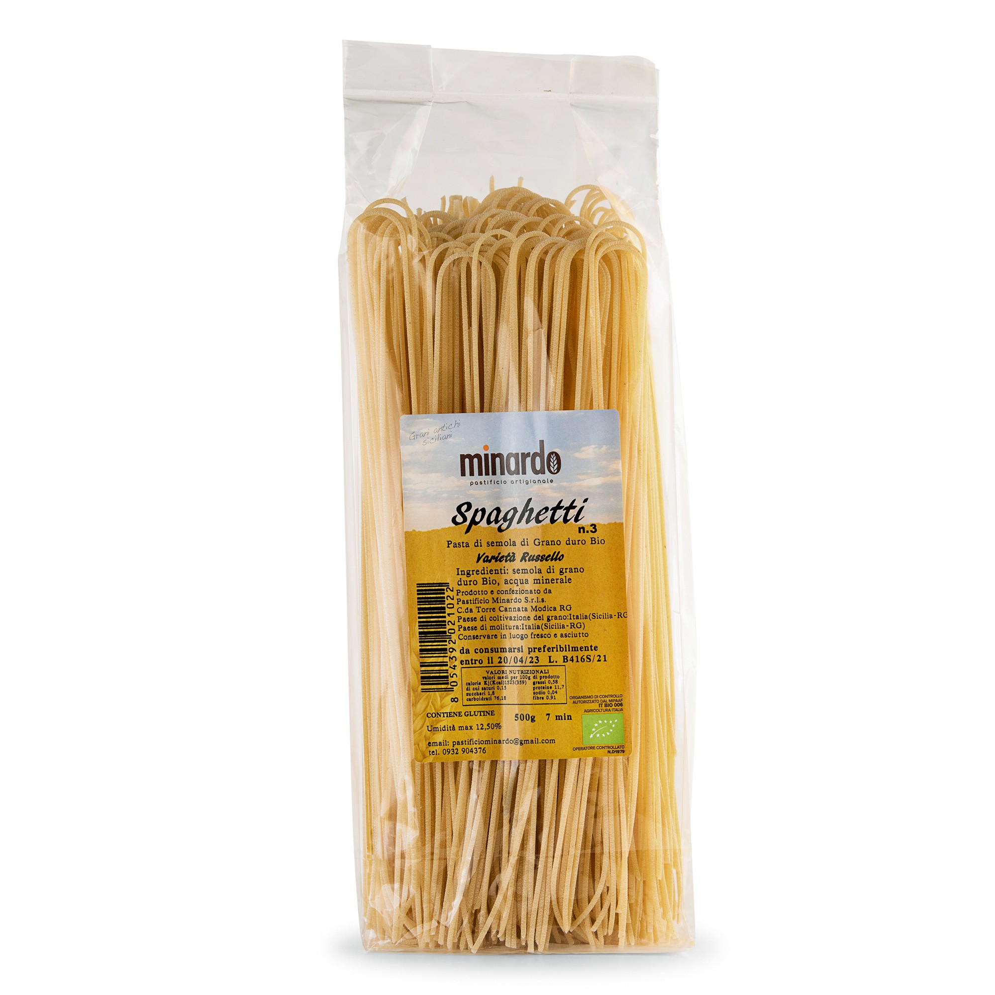 Spaghetti Pasta Integrale Grano Antico Timilia Bio - Sapore Di Sole